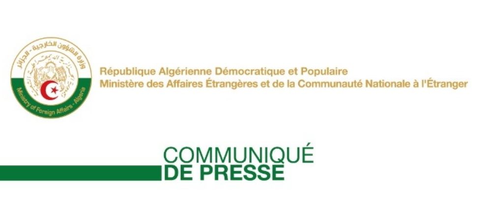 Communiqué du Ministère des Affaires étrangères et de la Communauté nationale à l'étranger s'agissant de la situation au Niger