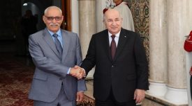 Le président de la République reçoit le président sahraoui