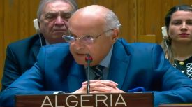 M. Attaf insiste sur la nécessaire adhésion à part entière de la Palestine