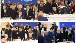 G7: Intense activité du président de la République et des entretiens avec les dirigeants de grands pays du monde