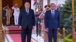 Accueil officiel réservé au président de la République au Palais présidentiel au Caire