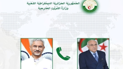 Attaf reçoit un appel téléphonique de son homologue indien