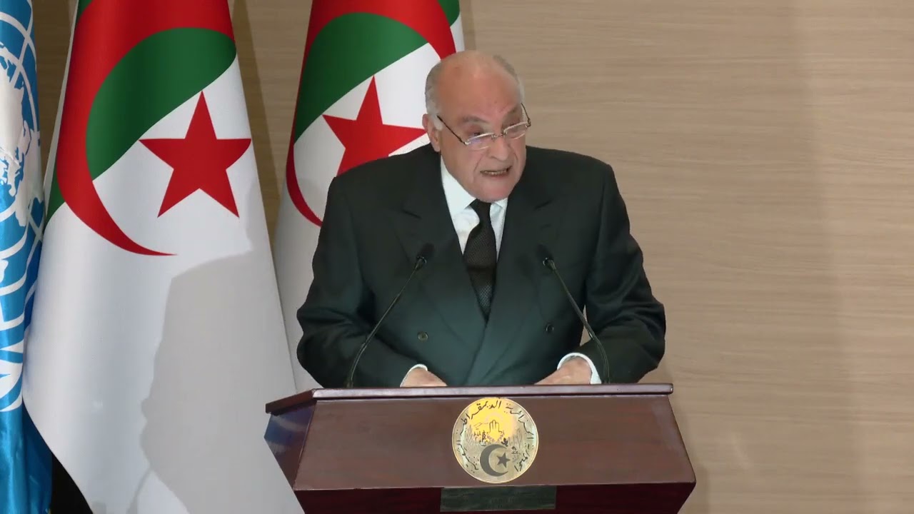 Allocution de M. Attaf à l’occasion de la double célébration de la Journée de la diplomatie algérienne et du 80e anniversaire de la création des Nations Unies