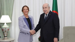 Le président de la République reçoit Mme Ségolène Royal, présidente de l'association France-Algérie