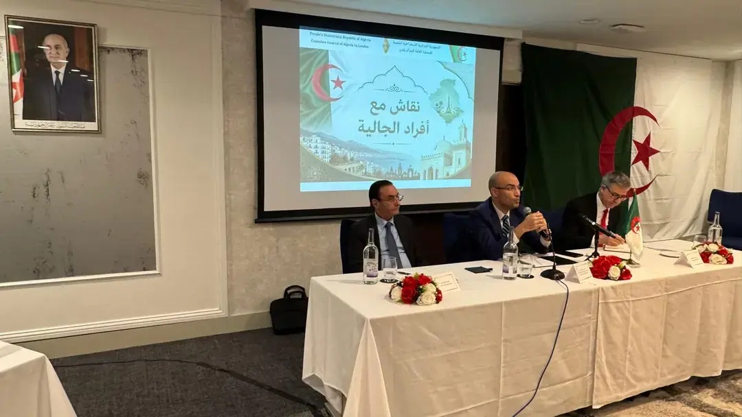 Chaib rencontre des membres de la communauté nationale établis à Manchester