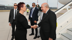 Arrivée du président de la République à Berlin pour une visite officielle en Allemagne