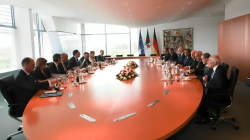 Les entretiens entre le président de la République et son homologue allemand élargis aux délégations des deux pays