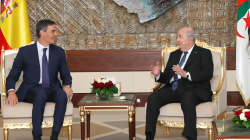 Le président de la République s'entretient en tête-à-tête avec le président du Gouvernement d'Espagne